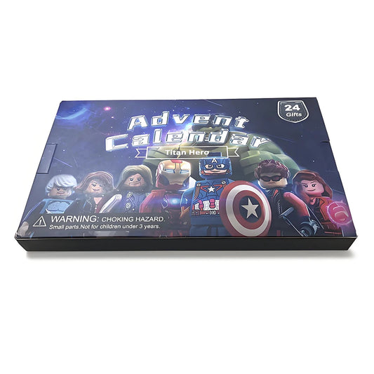 Adventskalender mit Superhelden-Minifiguren